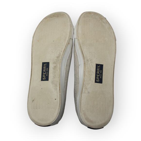 Sperry Seacoast Linen Sneaker Women 12 STS99355 - Picture 5 of 12